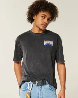 Boxy University of Tennessee Volunteers T-shirt met print
