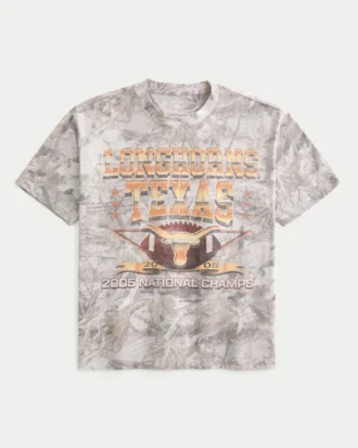 Boxy University of Texas at Austin Longhorns T-shirt met print
