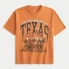 Boxy University of Texas Longhorns T-shirt met opdruk Boxy University of Texas Longhorns T-shirt met opdruk