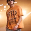 Boxy University of Texas Longhorns T-shirt met opdruk Boxy University of Texas Longhorns T-shirt met opdruk