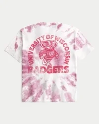 Boxy University of Wisconsin Badgers T-shirt met print
