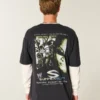 Boxy WWE SummerSlam T-shirt met print Boxy WWE SummerSlam T-shirt met print