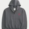 Boxy Zip-Up Arsenal F.C. Graphic Hoodie Boxy Zip-Up Arsenal F.C. Graphic Hoodie