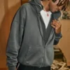Boxy Zip-Up Hoodie Boxy Zip-Up Hoodie