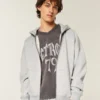 Boxy Zip-Up Hoodie Boxy Zip-Up Hoodie