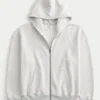 Boxy Zip-Up Hoodie Boxy Zip-Up Hoodie