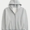 Boxy Zip-Up Hoodie Boxy Zip-Up Hoodie
