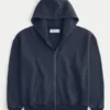 Boxy Zip-Up Hoodie Boxy Zip-Up Hoodie