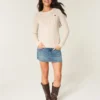Cable-Knit Heart Crew Sweater Cable-Knit Heart Crew Sweater