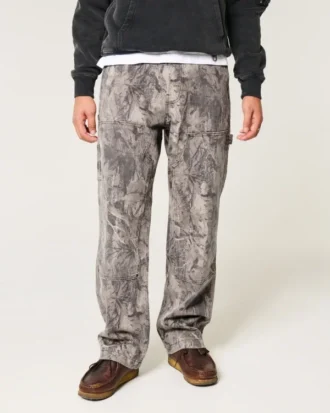 Camo baggy carpenter jeans