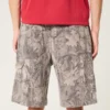 Camo baggy denim schildersshort