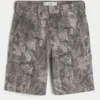 Camo baggy denim schildersshort