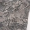 Camo baggy denim schildersshort