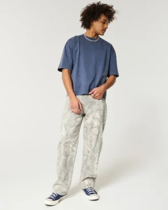 Camo baggy jeans