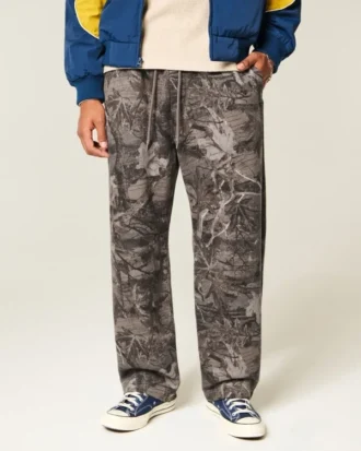 Camo baggy joggingbroek