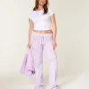 Camo bootcut joggingbroek