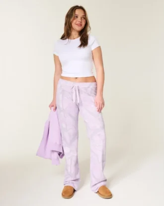 Camo bootcut joggingbroek