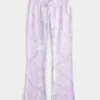 Camo bootcut joggingbroek