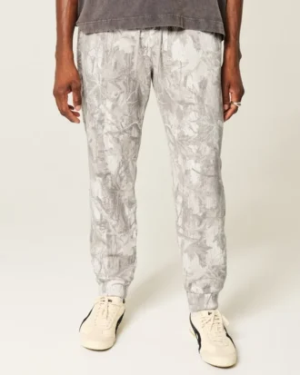 Camo fleece joggingbroek