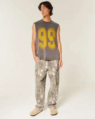 Camo Skater Baggy Cargo Broek