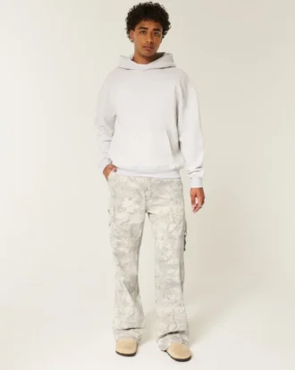 Camo superbaggy schildersjeans