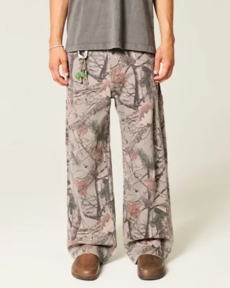 Camo superbaggy schildersjeans