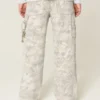 Camo superbaggy schildersjeans