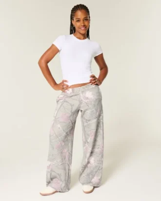 Camouflage baggy joggingbroek