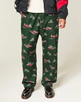 Car Graphic Flannel Pyjamabroek