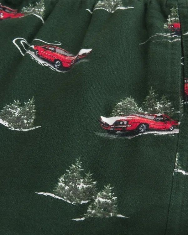 Car Graphic Flannel Pyjamabroek Car Graphic Flannel Pyjamabroek