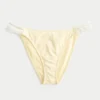 Cheeky bikinibroekje met dubbele bandjes en haakwerk