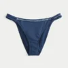 Cheeky bikinibroekje met dubbele bandjes en kralen