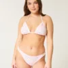 Cheeky bikinibroekje met hoge pijpjes in haakstijl