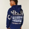 Chelsea Football Club Graphic Zip-Up Hoodie Chelsea Football Club Graphic Zip-Up Hoodie