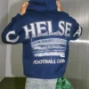 Chelsea Football Club Graphic Zip-Up Hoodie Chelsea Football Club Graphic Zip-Up Hoodie