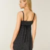 Chiffon babydoll mini-jurk Chiffon babydoll mini-jurk