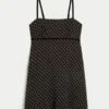 Chiffon babydoll mini-jurk Chiffon babydoll mini-jurk