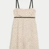 Chiffon babydoll mini-jurk Chiffon babydoll mini-jurk