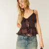 Chiffon Ruffle Cami