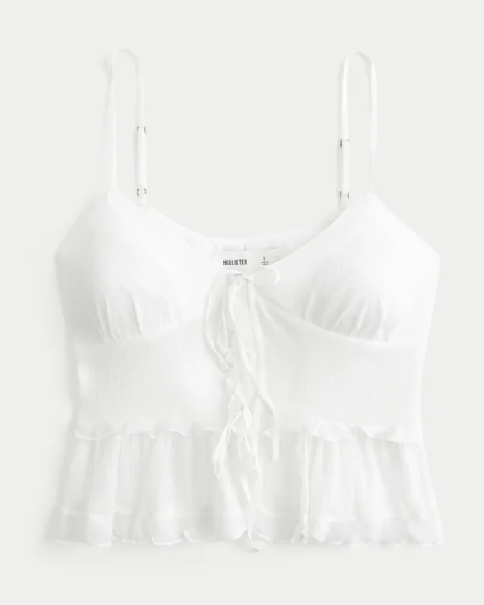 Chiffon Ruffle Cami