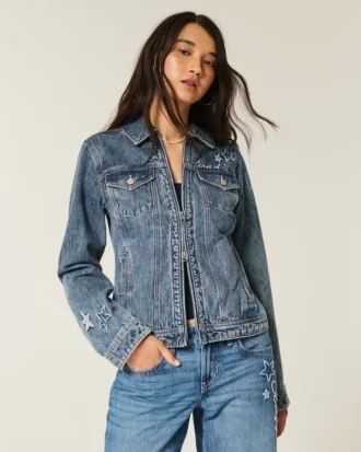 Class of ’26 grafisch denim jack