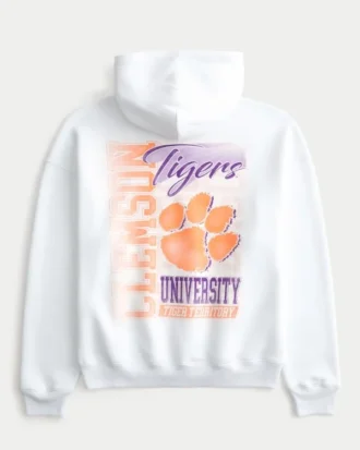 Clemson University Tigers hoodie met print