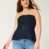 Crochet-stijl trui Tube Top Crochet-stijl trui Tube Top
