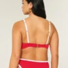 Curvy High Apex geribbelde beugelbikinitop