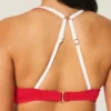 Curvy High Apex geribbelde beugelbikinitop