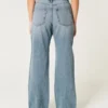 Curvy high-rise medium wash baggy jeans