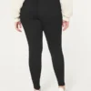 Curvy hoge zwarte jeanslegging Curvy hoge zwarte jeanslegging