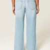 Curvy laag uitgesneden baggy jeans met distressed effect