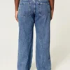 Curvy laag uitgesneden baggy jeans met medium wassing