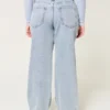Curvy mid-rise medium wash baggy jeans Curvy mid-rise medium wash baggy jeans